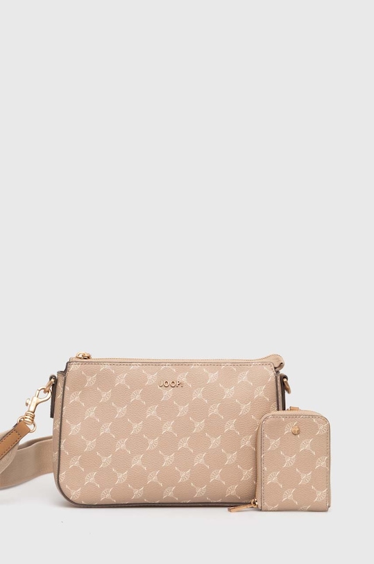 Τσάντα Joop! Cortina Jasmina απομίμηση λείου δέρματος μπεζ 4140006167