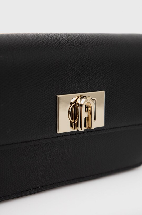 Akcesoria Furla torebka skórzana 1927 Soft Mini WE00265.ARE000.O6000 czarny