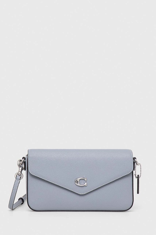 Шкіряна сумочка Coach сірий C8439