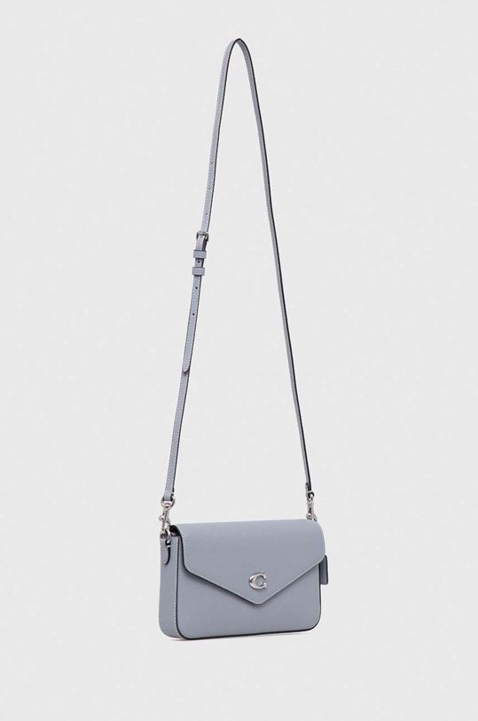 Шкіряна сумочка Coach C8439 сірий AA00