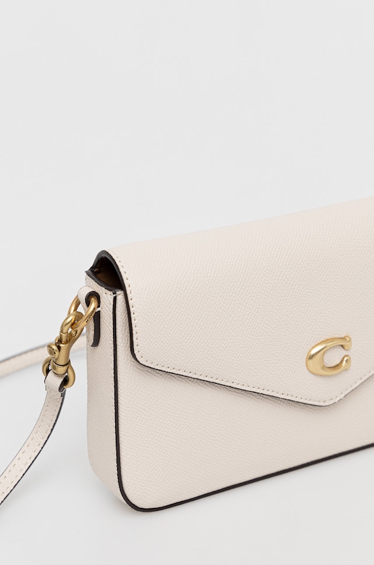 Akcesoria Coach torebka skórzana C8439 Wyn Crossbody C8439 beżowy