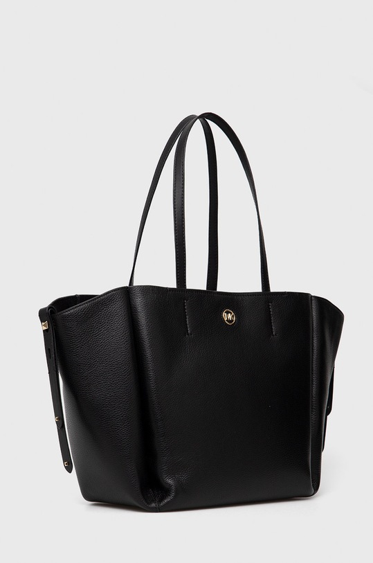 Akcesoria MICHAEL Michael Kors torebka skórzana 30S2G7FT3L 30S2G7FT3L czarny