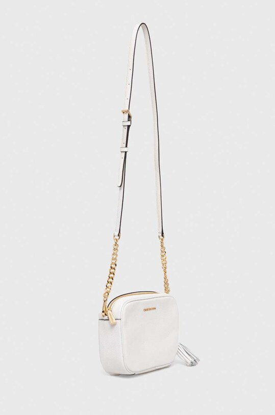 Δερμάτινη τσάντα MICHAEL Michael Kors 32F7GGNM8L λευκό SS24