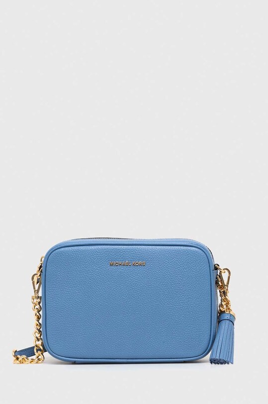 MICHAEL Michael Kors torebka skórzana skóra licowa niebieski 32F7GGNM8L