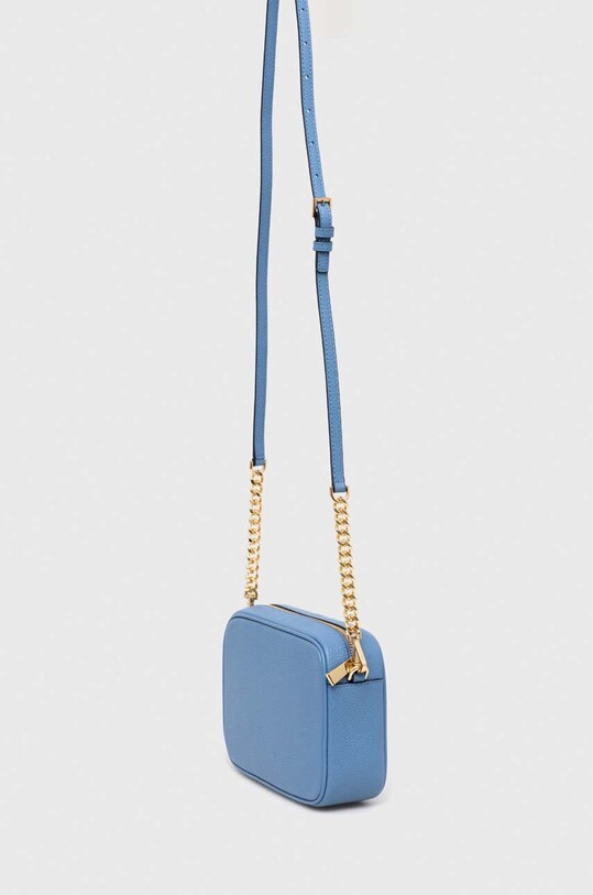 MICHAEL Michael Kors torebka skórzana 32F7GGNM8L niebieski SS24