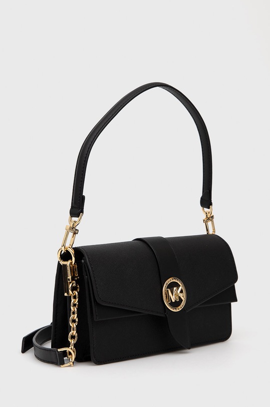 Akcesoria MICHAEL Michael Kors torebka skórzana 30H1GGRL2L 30H1GGRL2L czarny