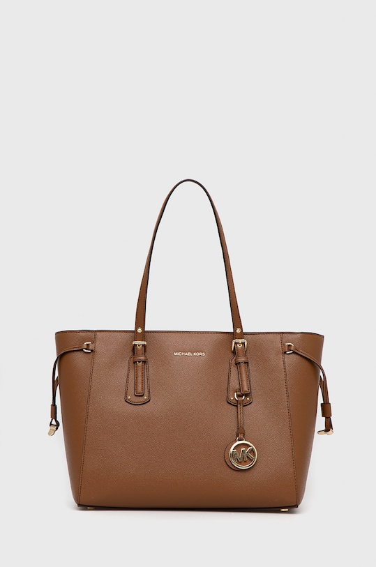 MICHAEL Michael Kors torebka skórzana 30H7GV6T8L skóra licowa brązowy 30H7GV6T8L