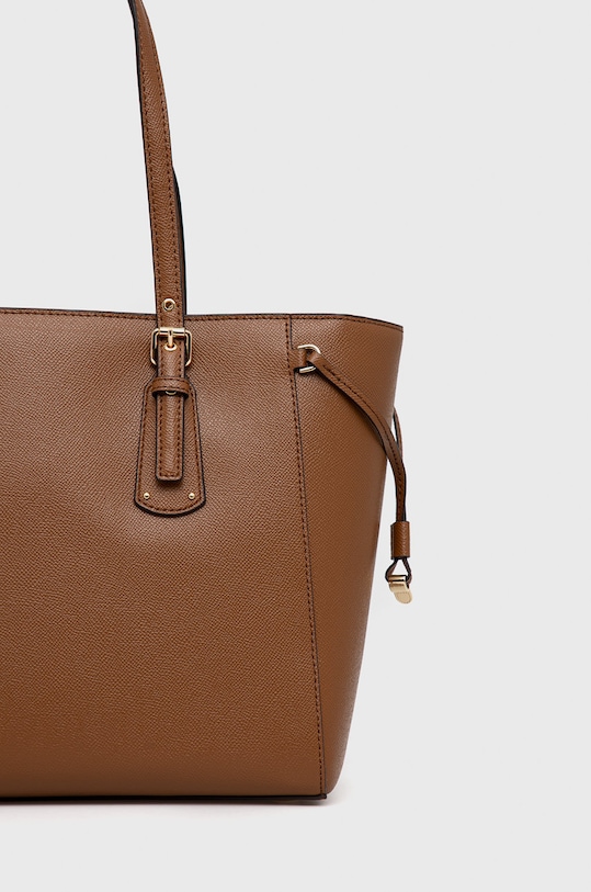 Akcesoria MICHAEL Michael Kors torebka skórzana 30H7GV6T8L 30H7GV6T8L brązowy