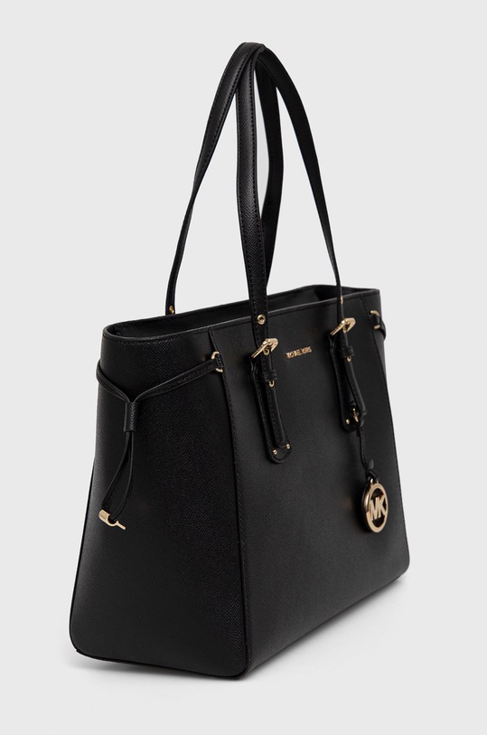 Kožená kabelka MICHAEL Michael Kors 30H7GV6T8L černá SS22