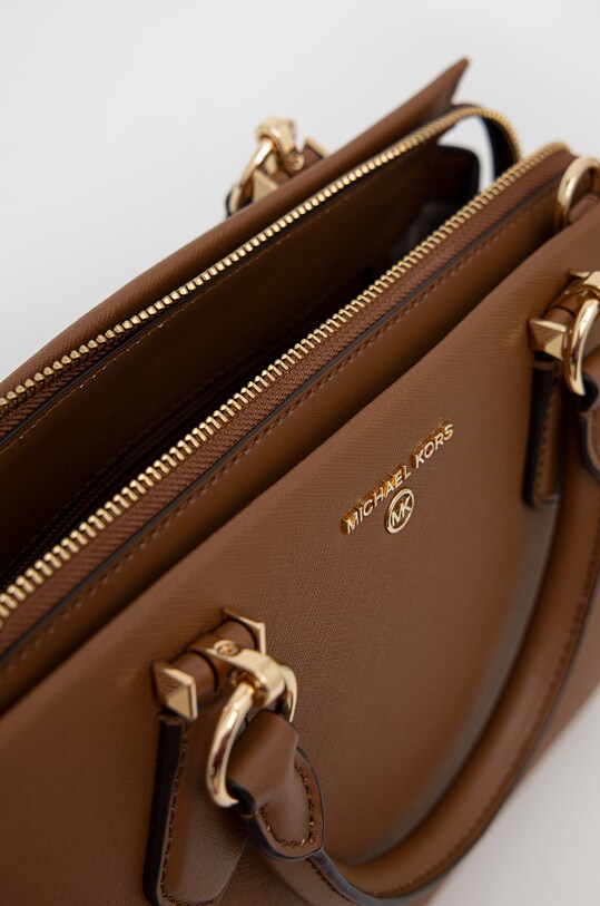 MICHAEL Michael Kors poseta de piele 30S2G6AS2L maro