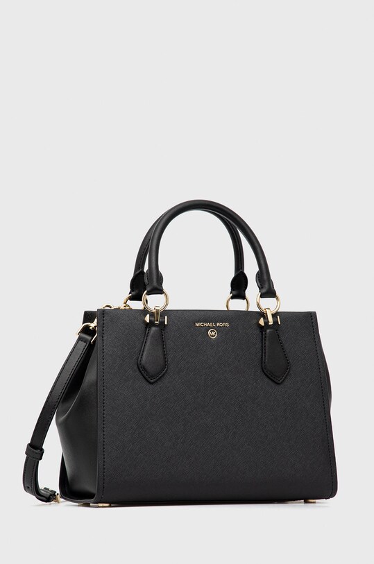 Αξεσουάρ Δερμάτινη τσάντα MICHAEL Michael Kors 30S2G6AS2L μαύρο