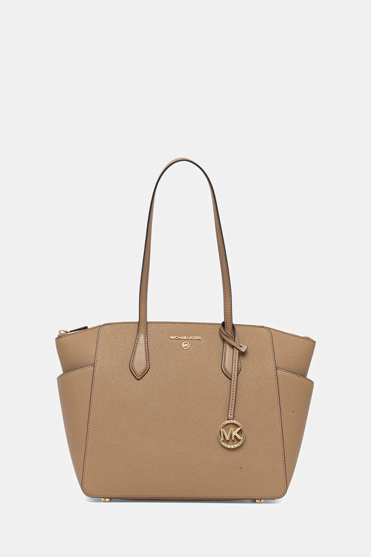 MICHAEL Michael Kors poșetă de piele uni verde 30S2G6AT2L