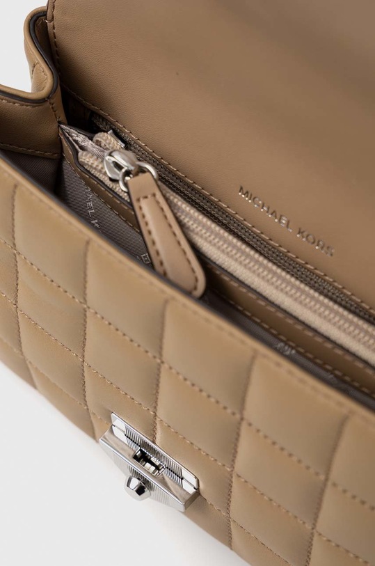 MICHAEL Michael Kors torebka skórzana 30H0S1SL1T beżowy