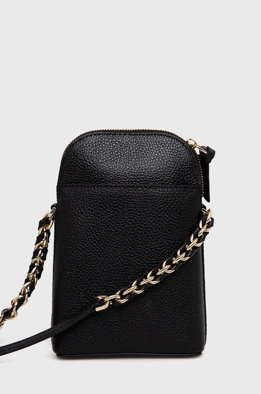 Accesorii MICHAEL Michael Kors husa din piele pentru telefon 32T0GT9C1L negru