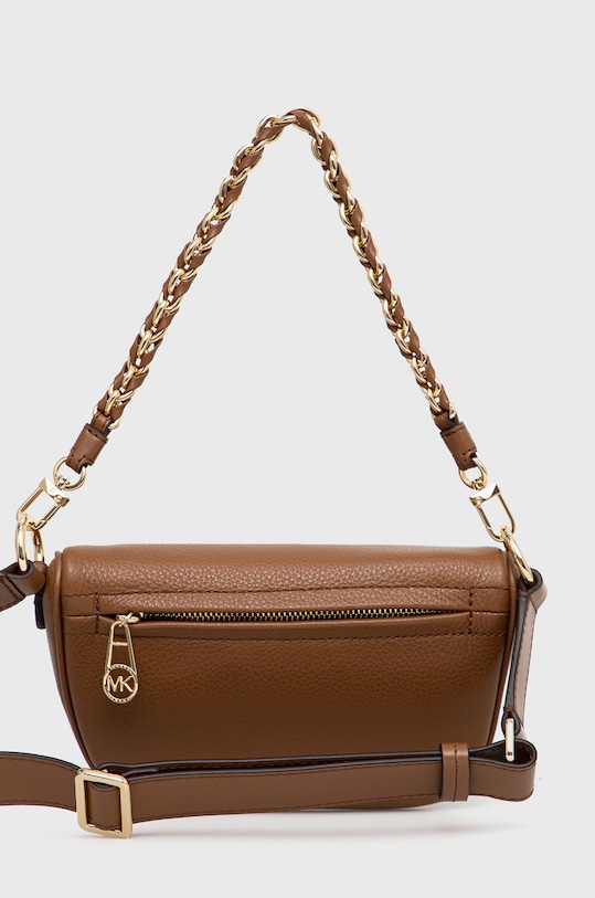 Аксесуари Шкіряна сумочка MICHAEL Michael Kors 30S2G04M1L коричневий