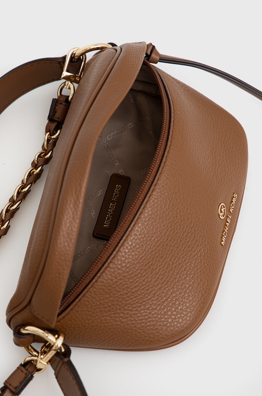 Шкіряна сумочка MICHAEL Michael Kors 30S2G04M1L коричневий