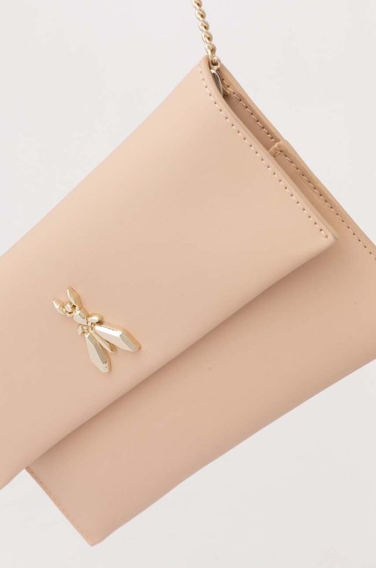 Patrizia Pepe kopertówka skórzana beżowy CB5460.L011