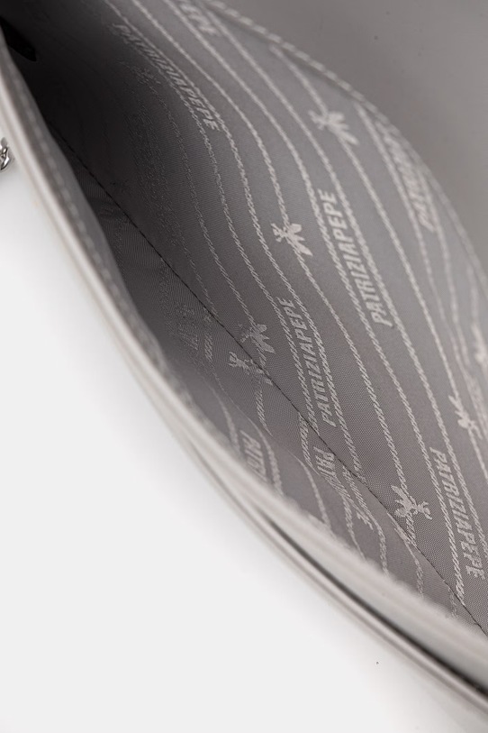 Patrizia Pepe kopertówka damska skórzana CB5460.L011 szary