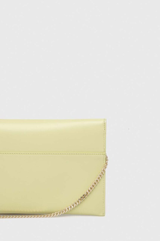 Patrizia Pepe pochette di pelle verde CB5460.L011