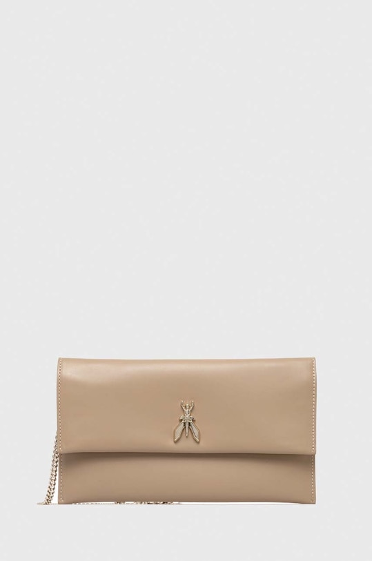 Patrizia Pepe bőr borítéktáska nappa bőr bézs CB5460.L011