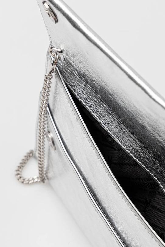 Patrizia Pepe kopertówka skórzana CB5460.L041 srebrny