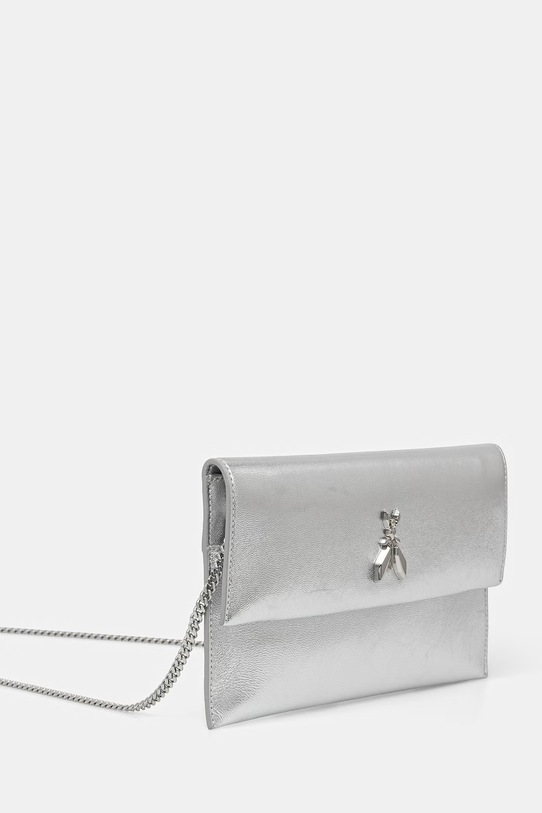 Patrizia Pepe kopertówka damska skórzana CB5460.L041 srebrny AA00