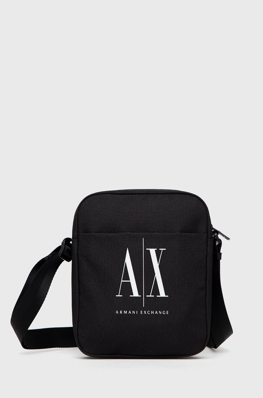 Armani Exchange saszetka nie mieści A4 czarny 952337.CC124