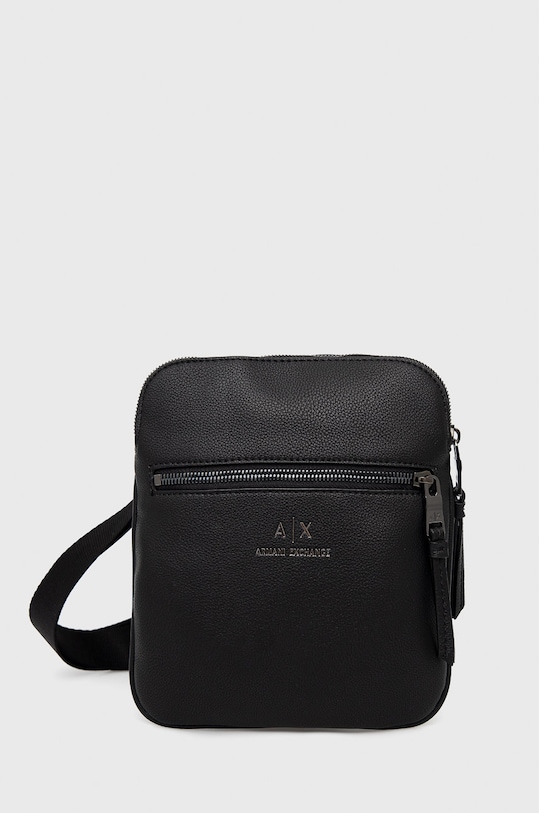 Armani Exchange saszetka nie mieści A4 czarny 952391.CC830