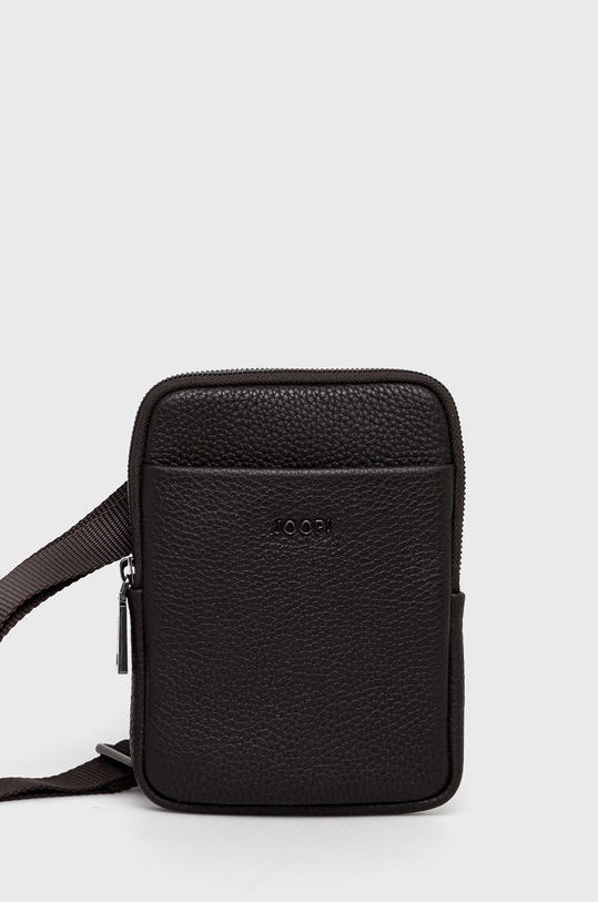 Kožená taška Joop! usňová koža hnedá 4140005181