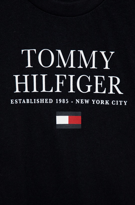 CHLAPEC Dětské bavlněné tričko Tommy Hilfiger KB0KB07012.PPYY námořnická modř