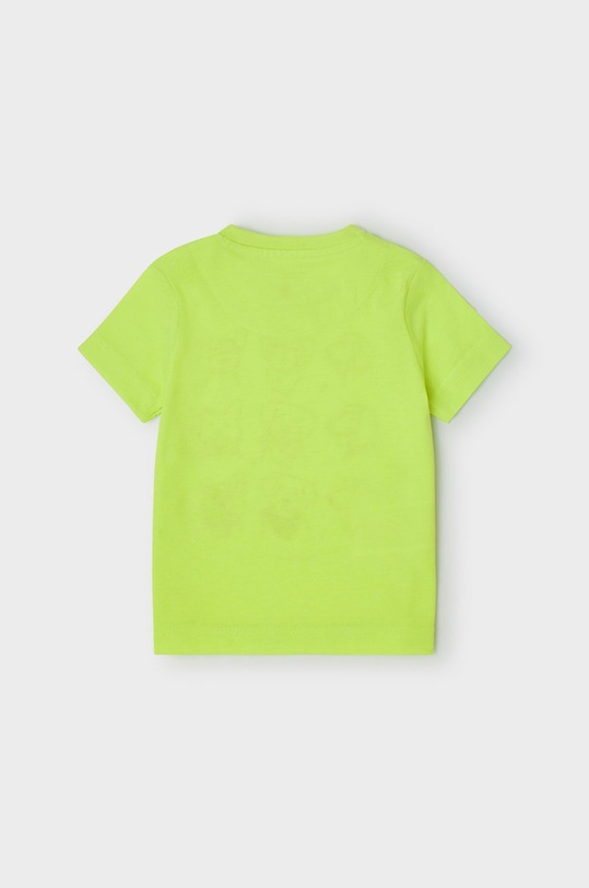 Dječja pamučna majica kratkih rukava Mayoral 1017.3L.BABY zelena SS22