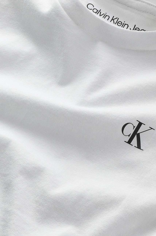 Chłopiec Calvin Klein Jeans T-shirt bawełniany dziecięcy (2-pack) IB0IB01093.PPYY IB0IB01093.PPYY szary