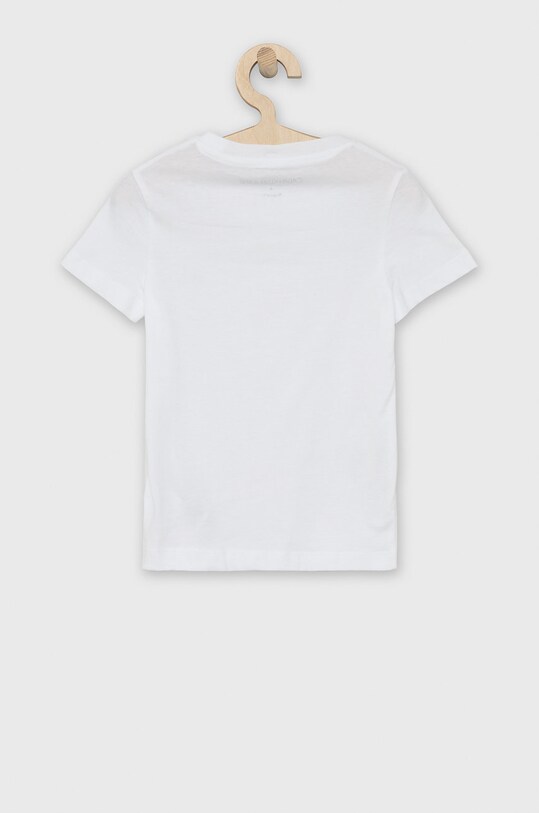 Детская хлопковая футболка Calvin Klein Jeans IB0IB01093.PPYY серый