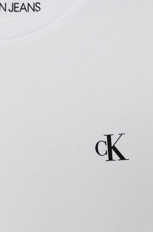 Dječja pamučna majica kratkih rukava Calvin Klein Jeans IB0IB01093.PPYY