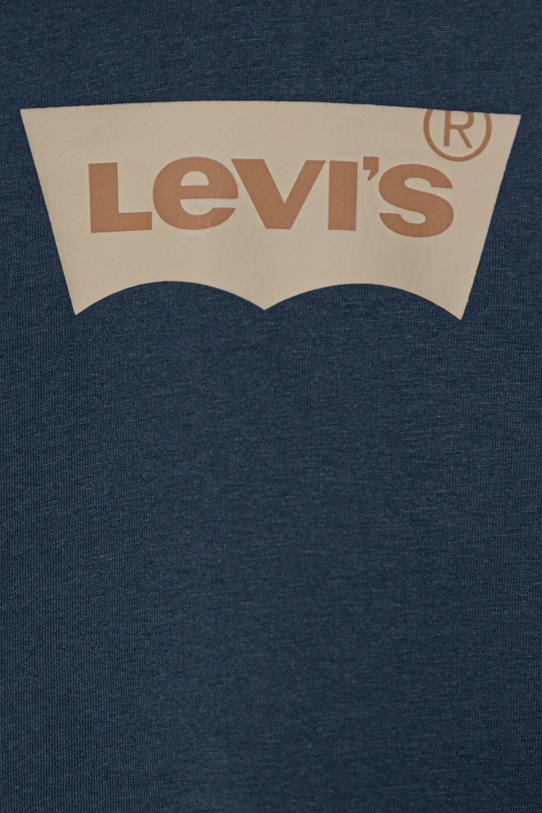Chłopiec Levi's t-shirt bawełniany niemowlęcy 6E8157.B niebieski