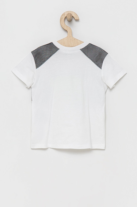 Dětské bavlněné tričko United Colors of Benetton 3096G100Q.P bílá SS22