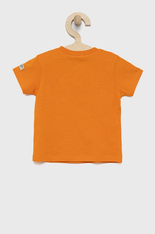United Colors of Benetton t-shirt bawełniany dziecięcy 3I1XG100M.P pomarańczowy SS22