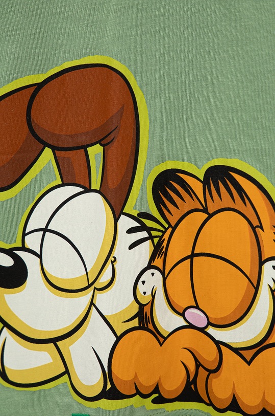 Хлопчик Дитяча бавовняна футболка United Colors of Benetton 3096G103U.P зелений