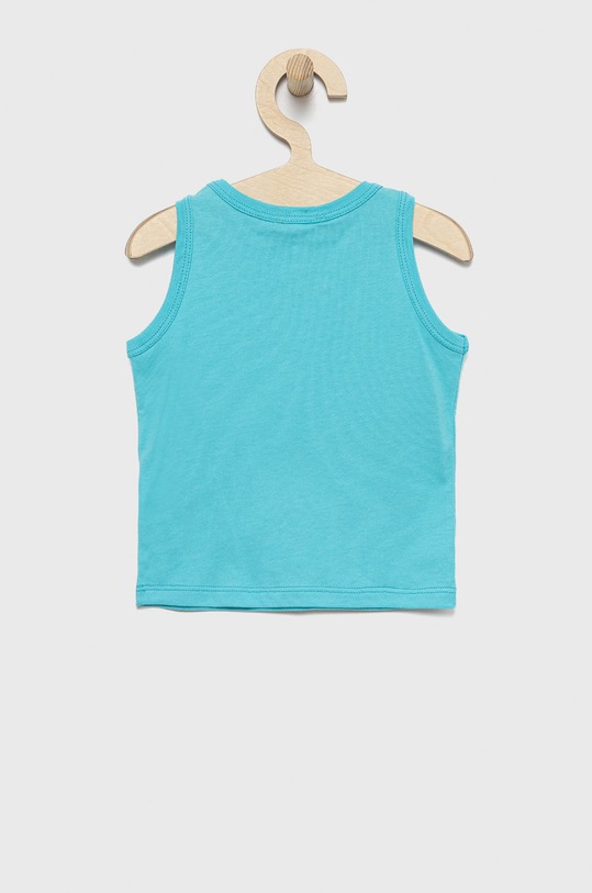 Dětský bavlněný top United Colors of Benetton 3096GH00A.P modrá SS22