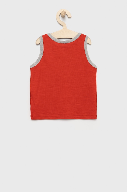 United Colors of Benetton top bawełniany dziecięcy 3BVXGH009.P czerwony SS22