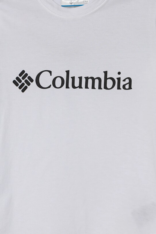 Мальчик Детская хлопковая футболка Columbia 1989781 белый