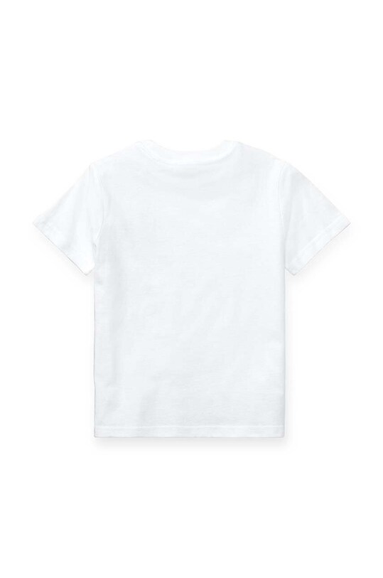 Детская хлопковая футболка Polo Ralph Lauren 322832904035 белый AA00