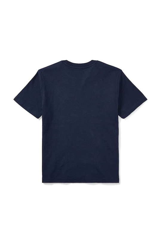 Дитяча бавовняна футболка Polo Ralph Lauren 323832904037 темно-синій SS22