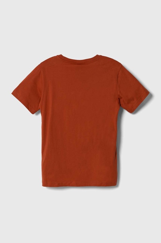 Champion t-shirt bawełniany dziecięcy 305954 pomarańczowy SS22