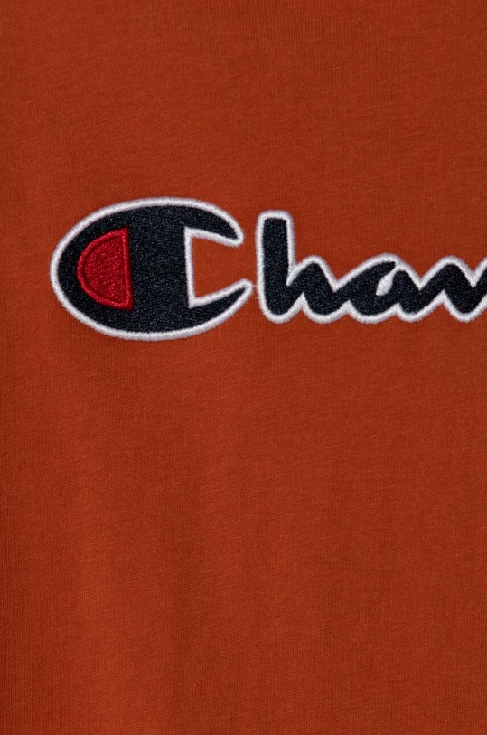 Chłopiec Champion t-shirt bawełniany dziecięcy 305954 pomarańczowy