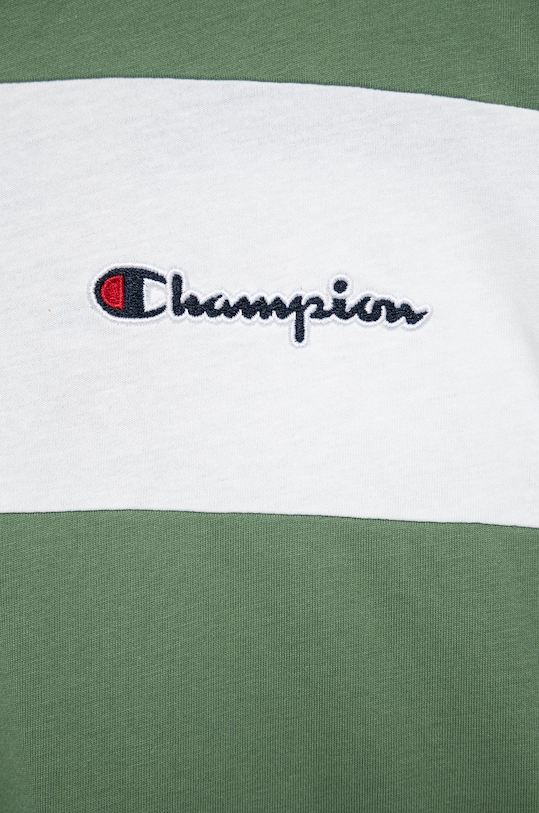 Champion t-shirt bawełniany dziecięcy 305959 305959 zielony SS22