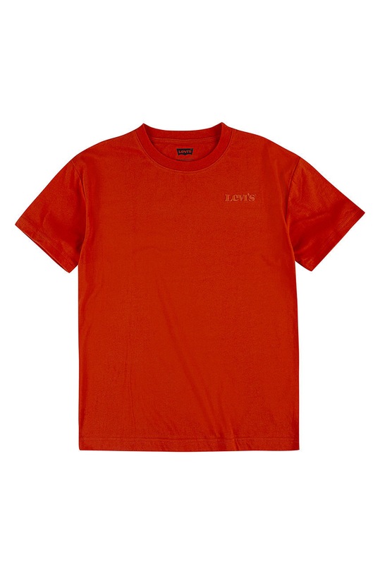 Levi's tricou de bumbac pentru copii uni rosu 8EE870.B