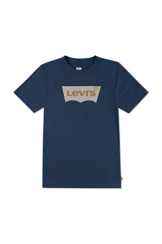 Levi's tricou de bumbac pentru copii print albastru 9E8157.B