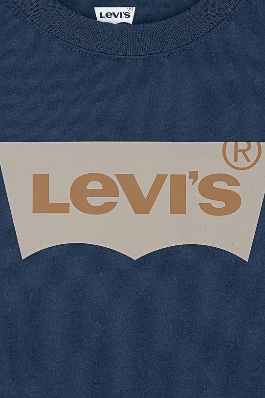 Băieți Levi's tricou de bumbac pentru copii 9E8157.B albastru