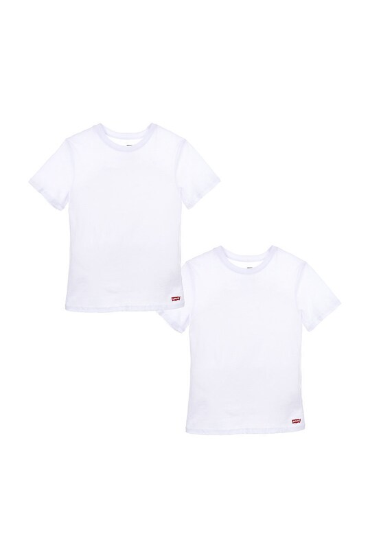 Levi's tricou copii uni alb 9L0044.B